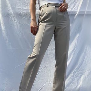 High waisted trousers